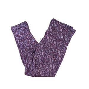 Prana Maroon Leggings Size Small